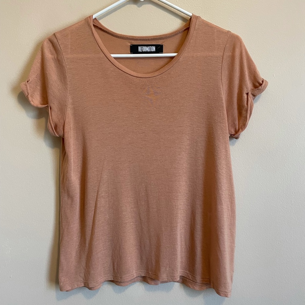 Reformation short sleeve t shirt